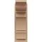 Ekena Millwork 8-in W x 12-in D x 24-in H Balboa Trad Rough Cedar Woodgrain TimberThane Outlooker, Primed Tan OUTUR080X12X24BOA04RCPR - alternate 2